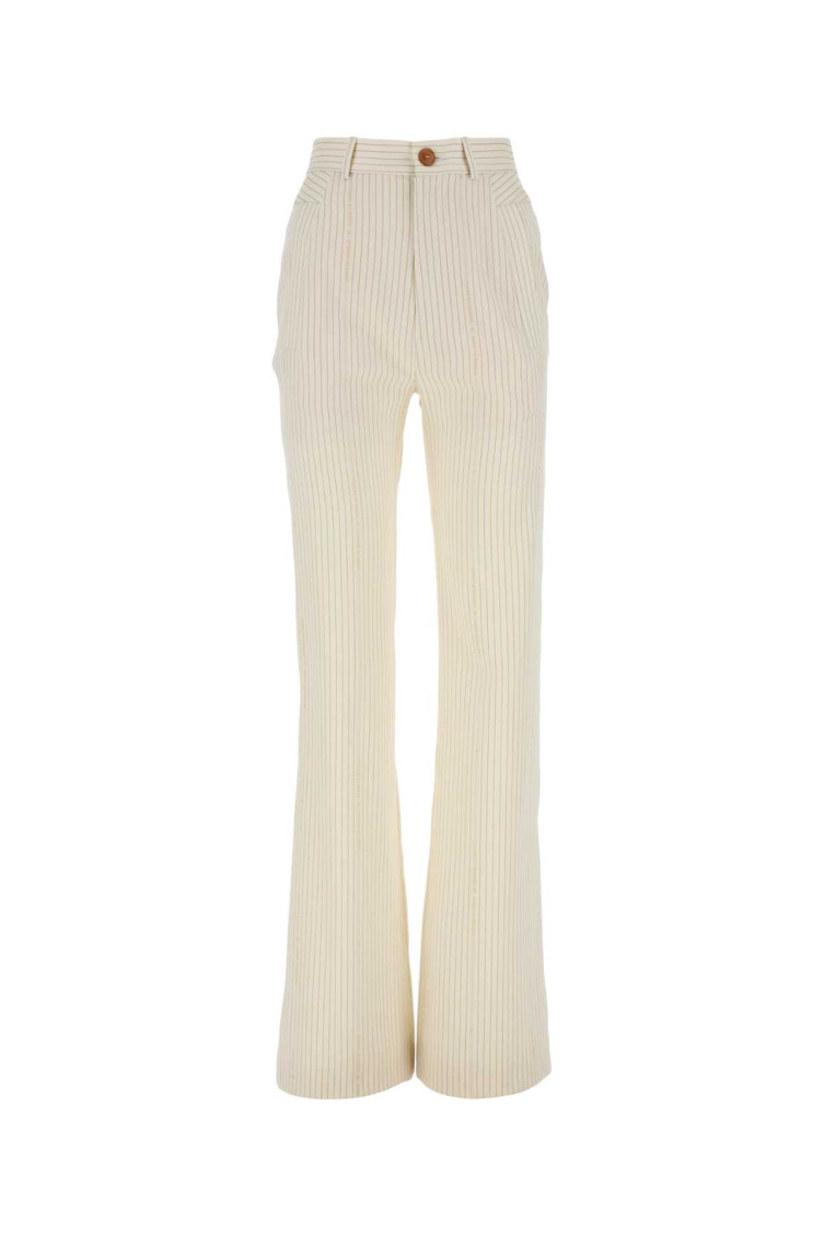 Vivienne Westwood Wool Trousers In Natural