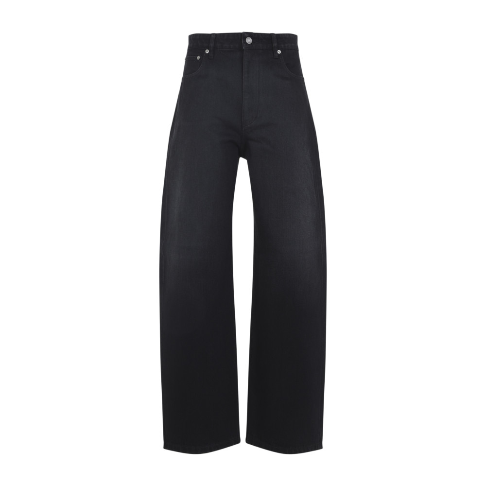 Ralph Lauren Black Cotton Pants In Black