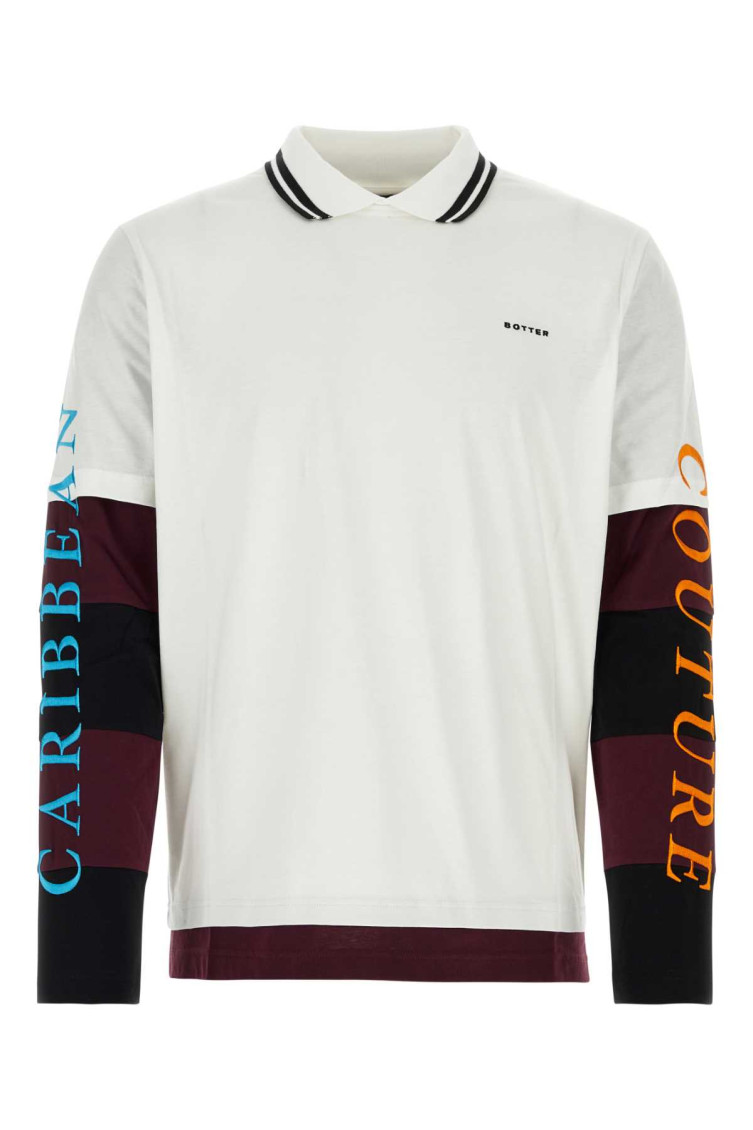 Botter Polo In Cotone Multicolor Uomo In Multicolor
