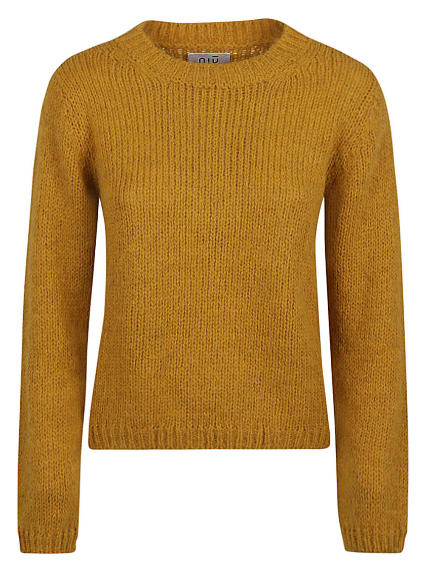 NIŪ YELLOW CREWNECK SWEATER 
