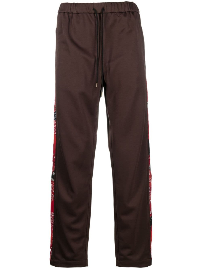 Childern Of The Discordance Printed Bandana Trousers In Brown