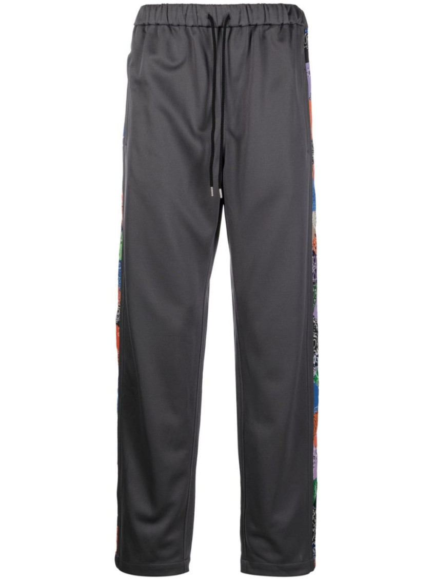 Childern Of The Discordance Printed Bandana Trousers In Grey
