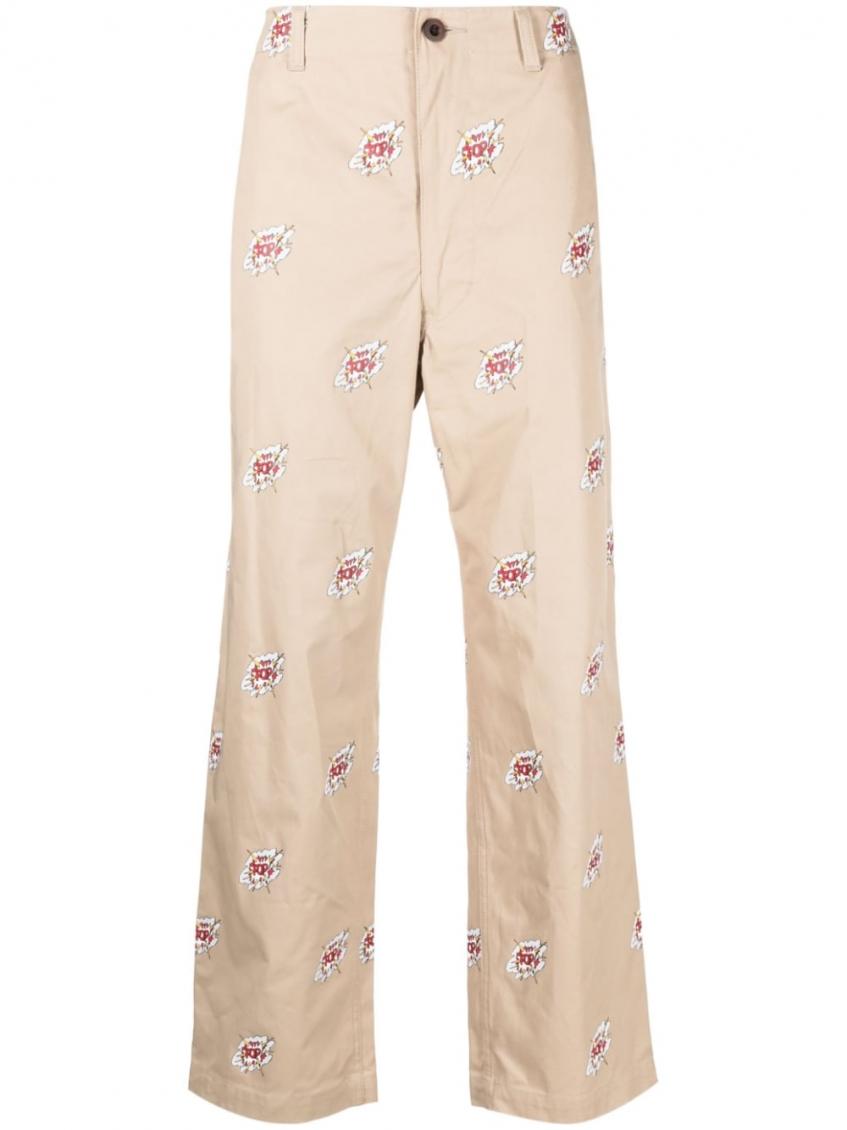 Junya Watanabe 'pop' Chino Pants In Beige