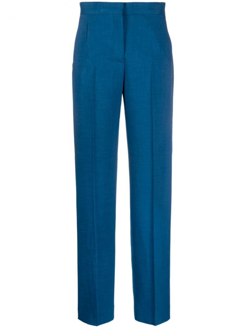 Shop Tory Burch Blue Tailored Trousers