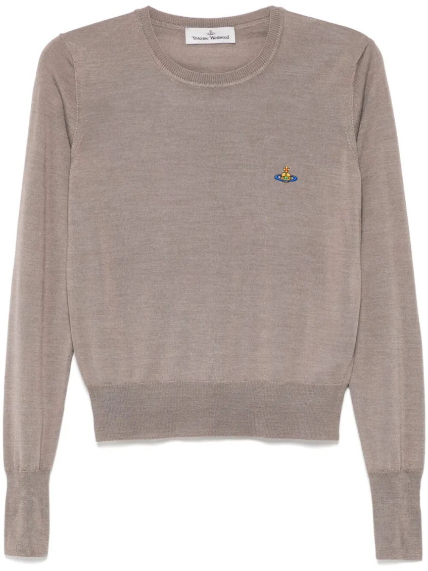 Vivienne Westwood Women Bea Wool Blend Jumper In Brown
