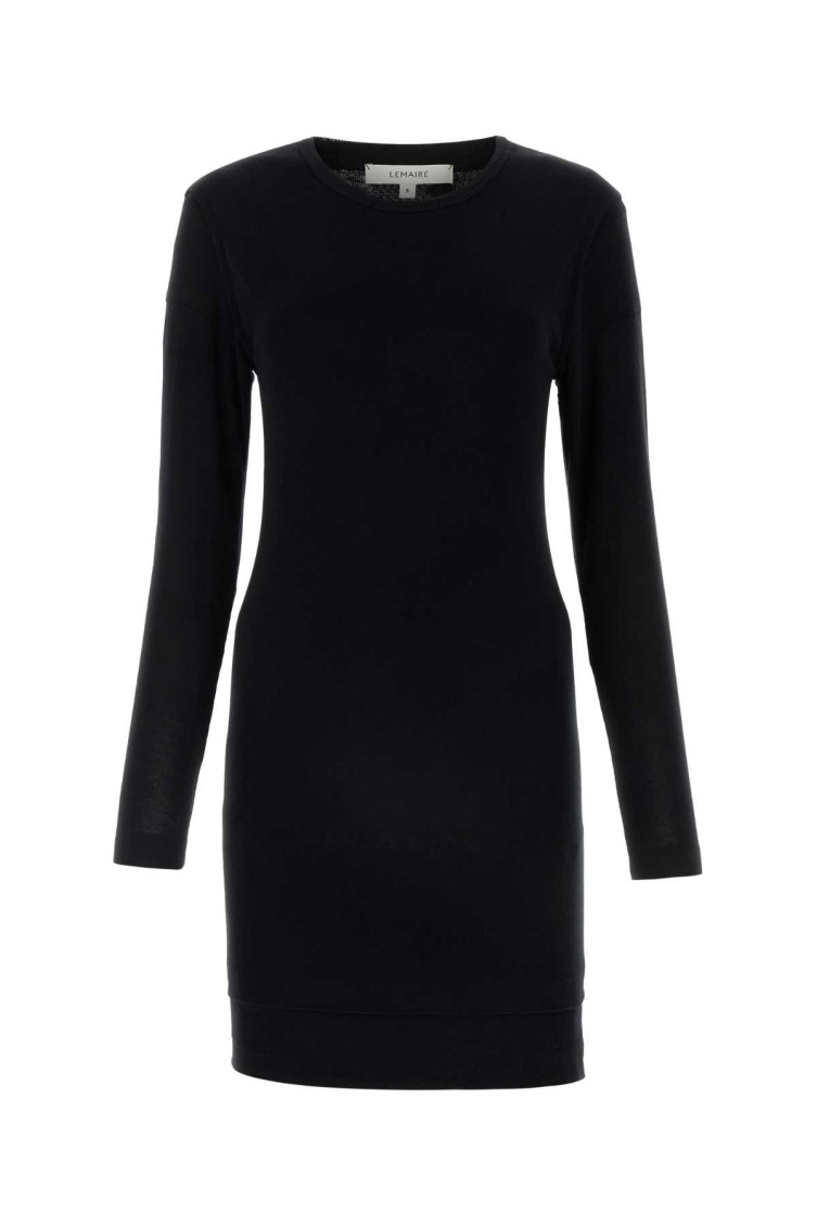 Lemaire Cotton Dress In Black