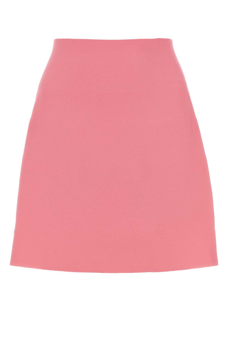 Shop Jil Sander Pink Polyester Mini Skirt