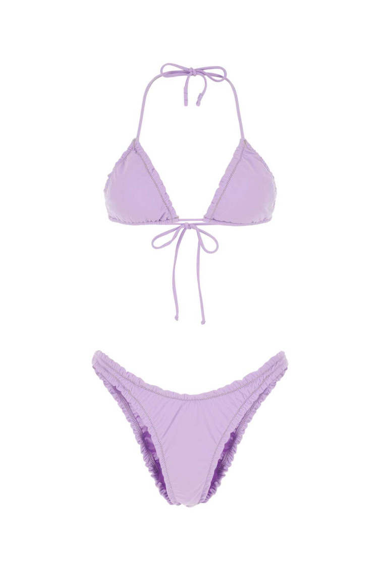Reina Olga Lilac Stretch Nylon Bikini In Purple