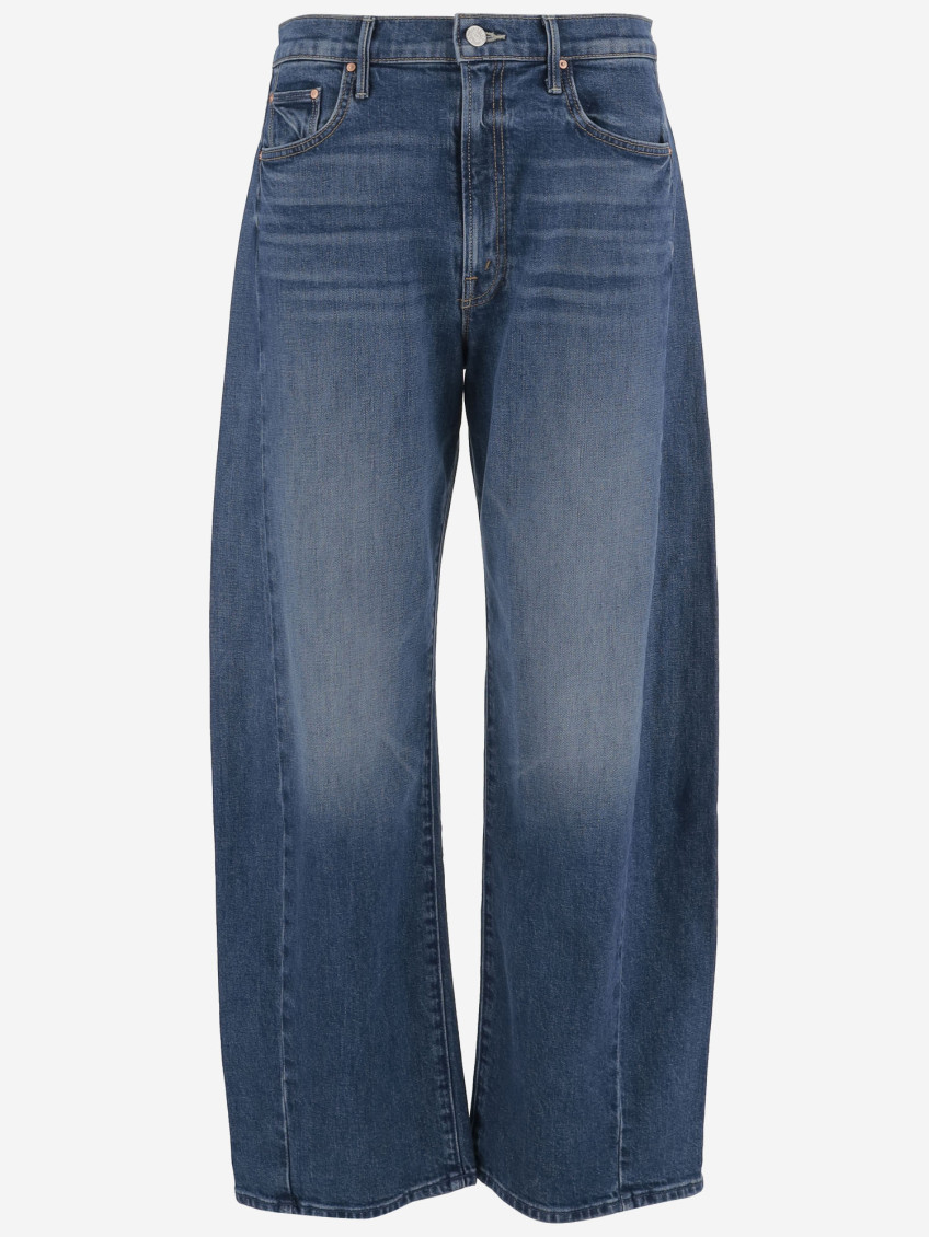 Mother The Half Pipe Ankle Jeans In Blue