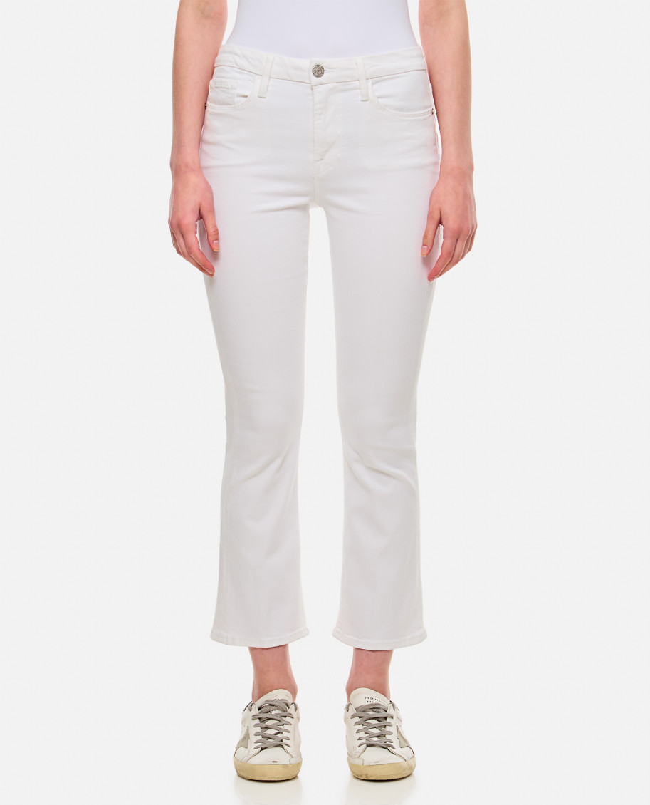 Frame Le Crop Mini Boot In White