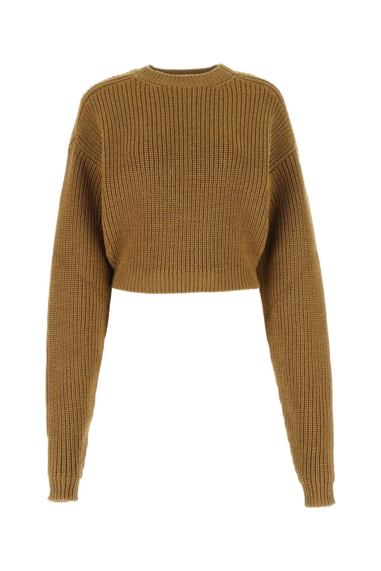 Quira Ssense Exclusive Brown Raglan Sweater In Brown