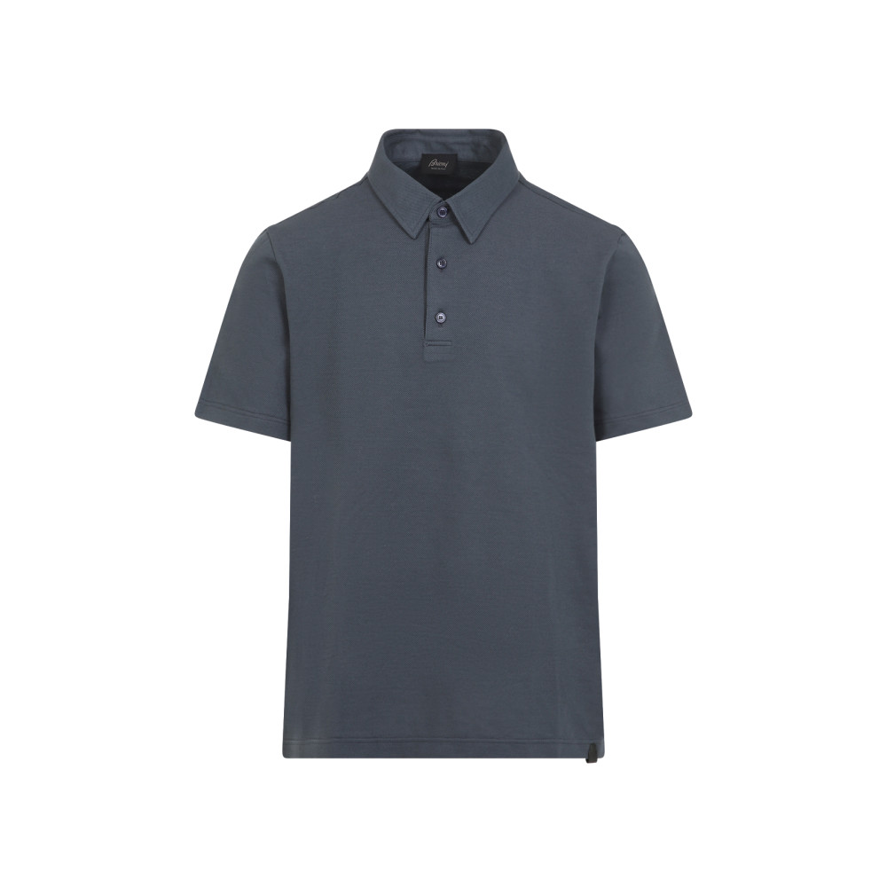 Brioni Short-sleeved Polo T-shirt In Dark Green