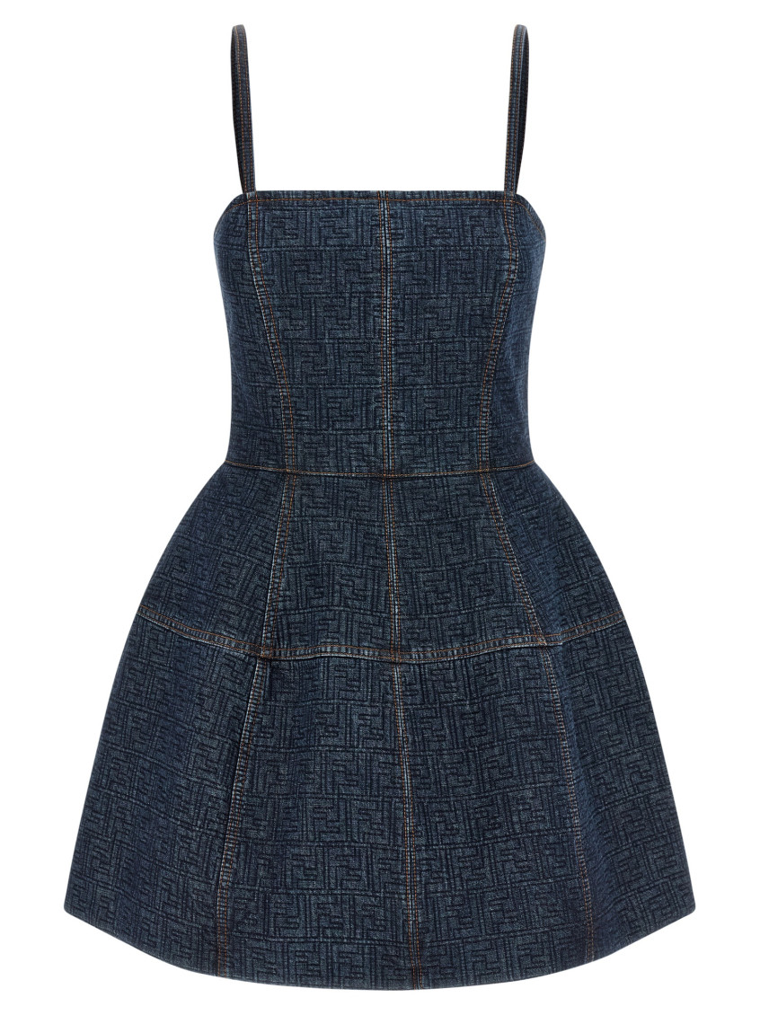 white christmas dresses Jimena Denim Dress – Solandis Boutique LLC main image 0