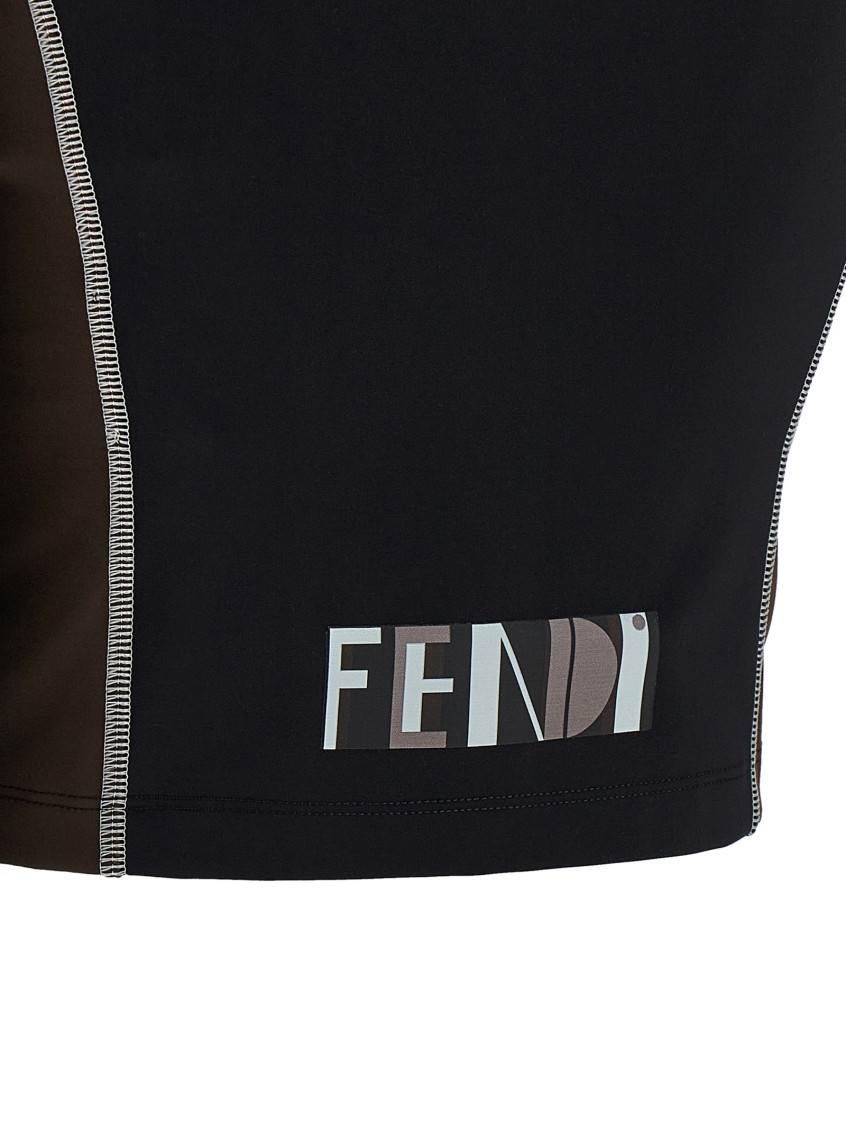Fendi Multicolor Color Block top for Women Online USA at Darveys.com