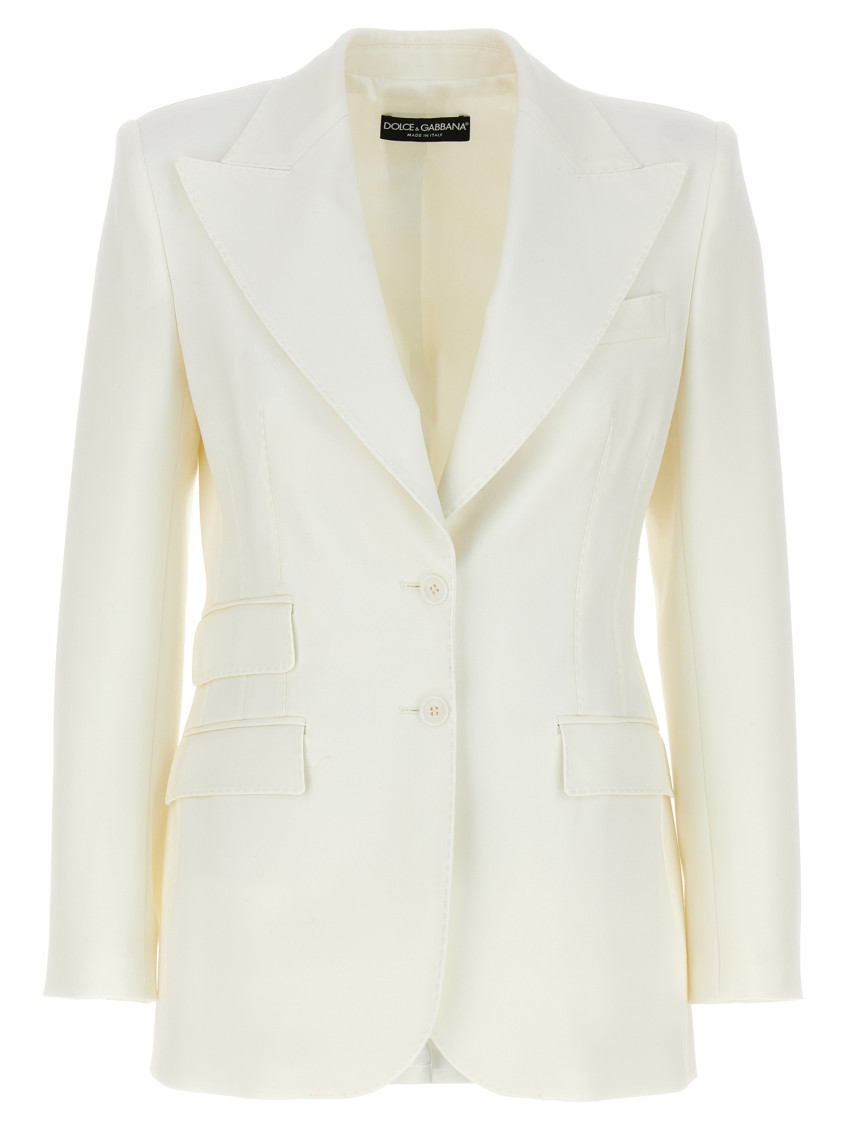 Dolce & Gabbana Turlington Single-breasted Jacket Clothing In White
