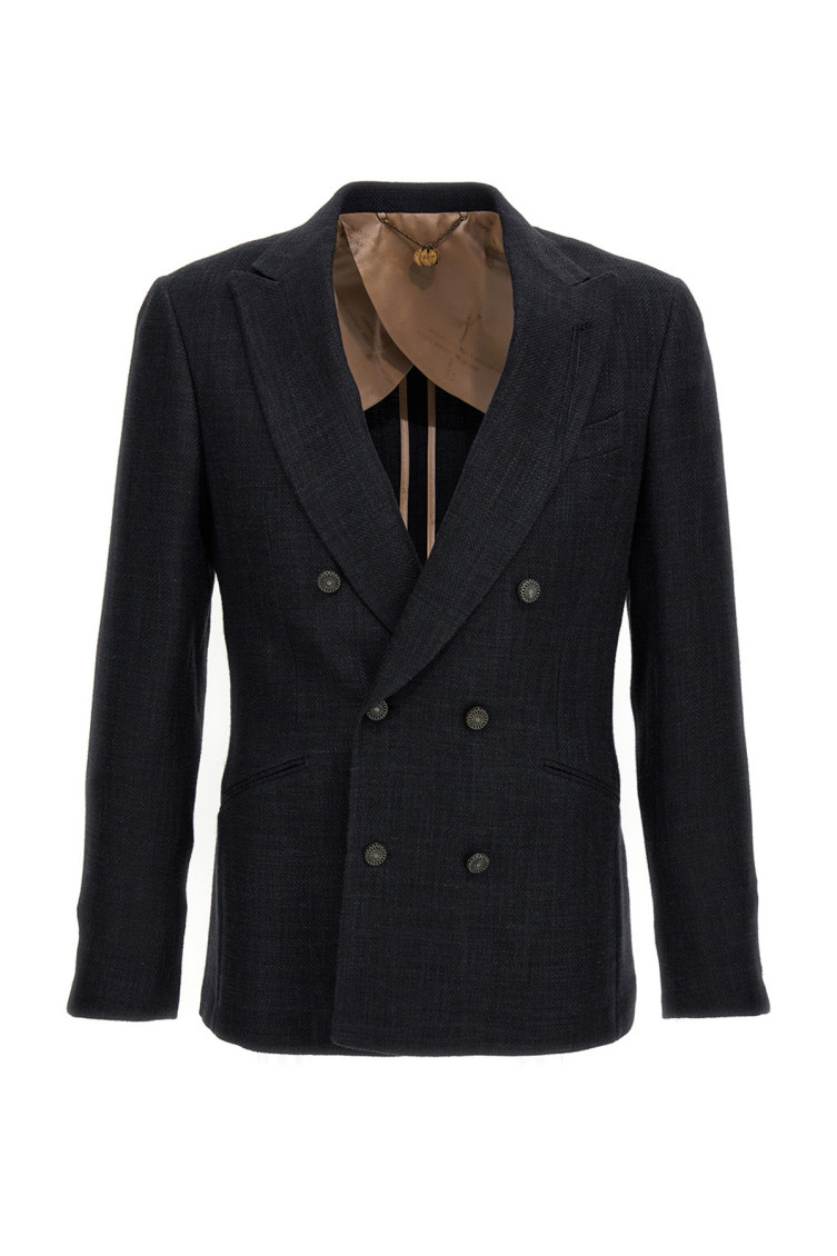 Maurizio Miri Grey Sam Blazer In Multi