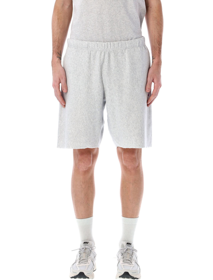 Champion Grey Elastic Waist Shorts In Grey