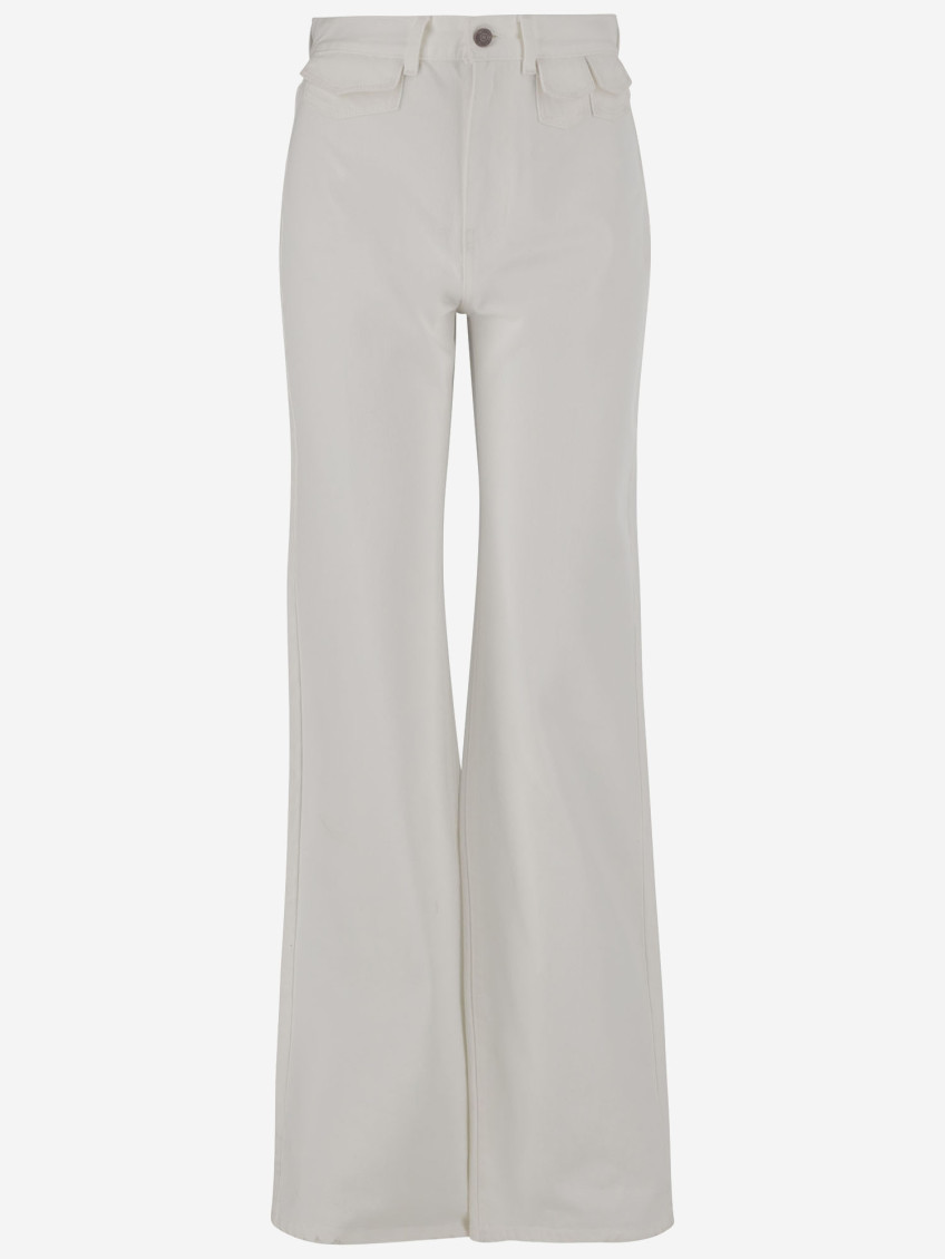 CHLOÉ WHITE HIGH WAIST JEANS