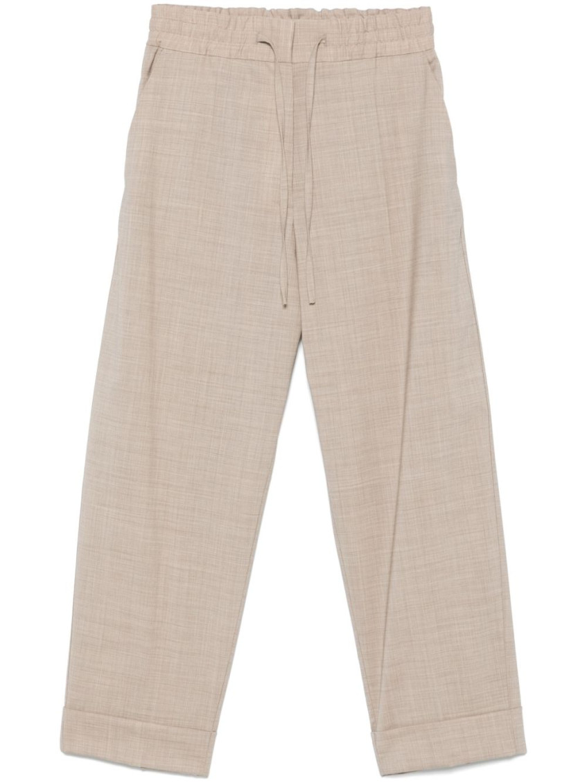 P.a.r.o.s.h Parosh Light Beige Lille25 Pants In Beige