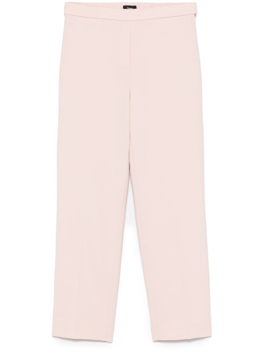 Theory Treeca Trousers In Pink