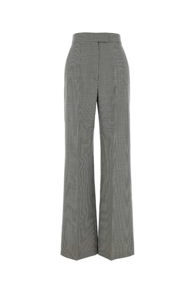 Alexander Mcqueen Slim Fit Trousers With Pockets And Belt Loops In Multicolor
