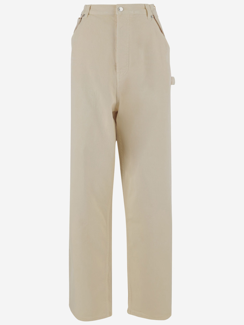 Armarium Cream Denim Rava Jeans In Beige