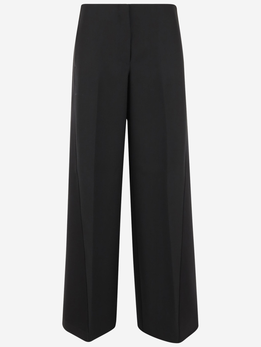 Pinko Black Tailored Trousers In Black