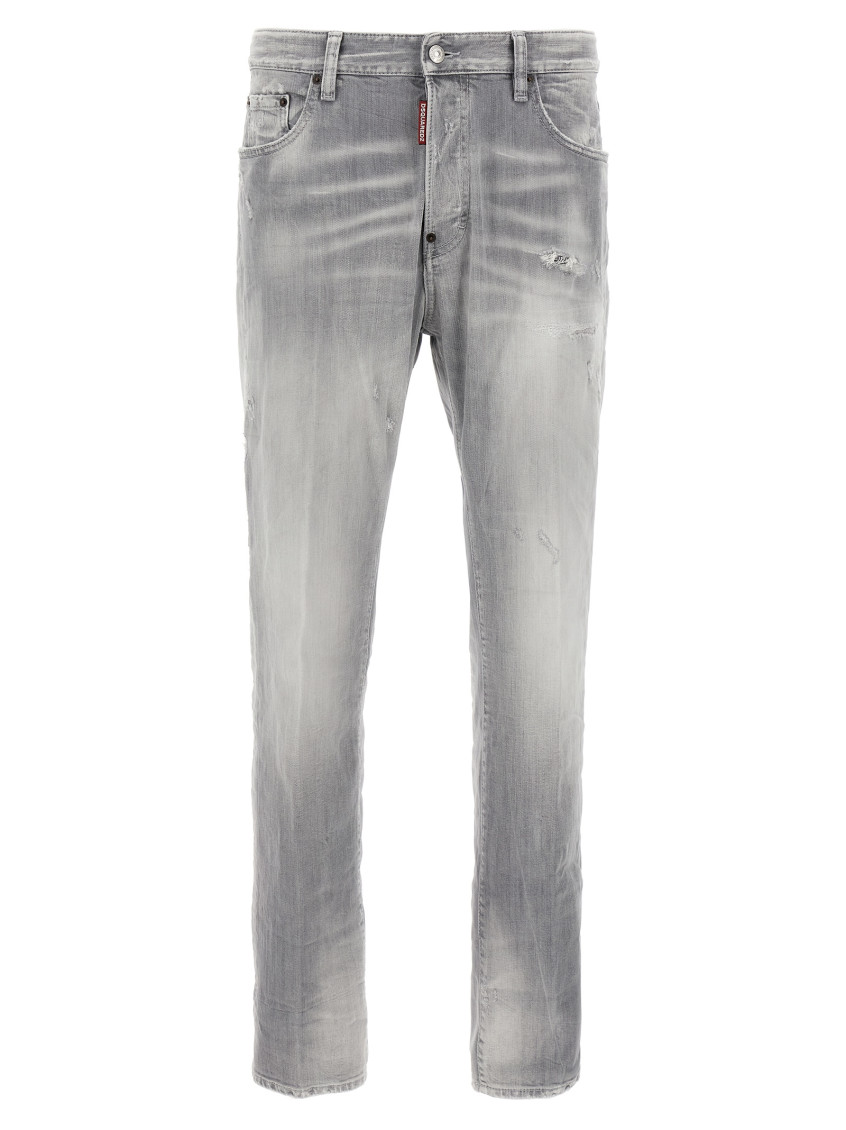 Dsquared2 Grey Skater Jeans In Gray