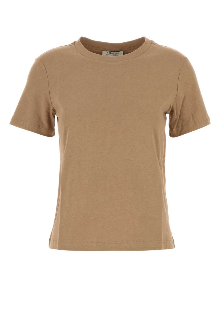 Max Mara Brown Biscuit Cotton Gemma T-shirt