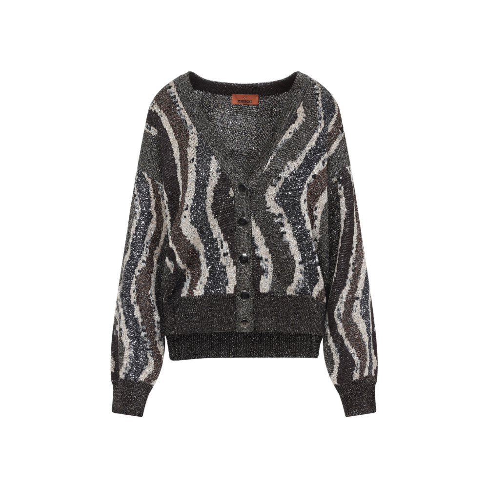Missoni Brown Sweater For Versatility Sweaters In Black
