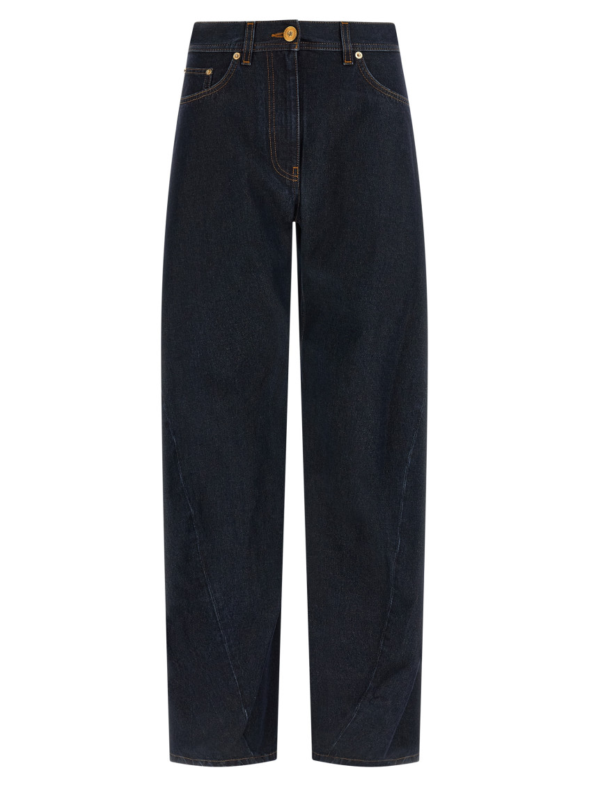 Versace Soft Wash Jeans In Blue