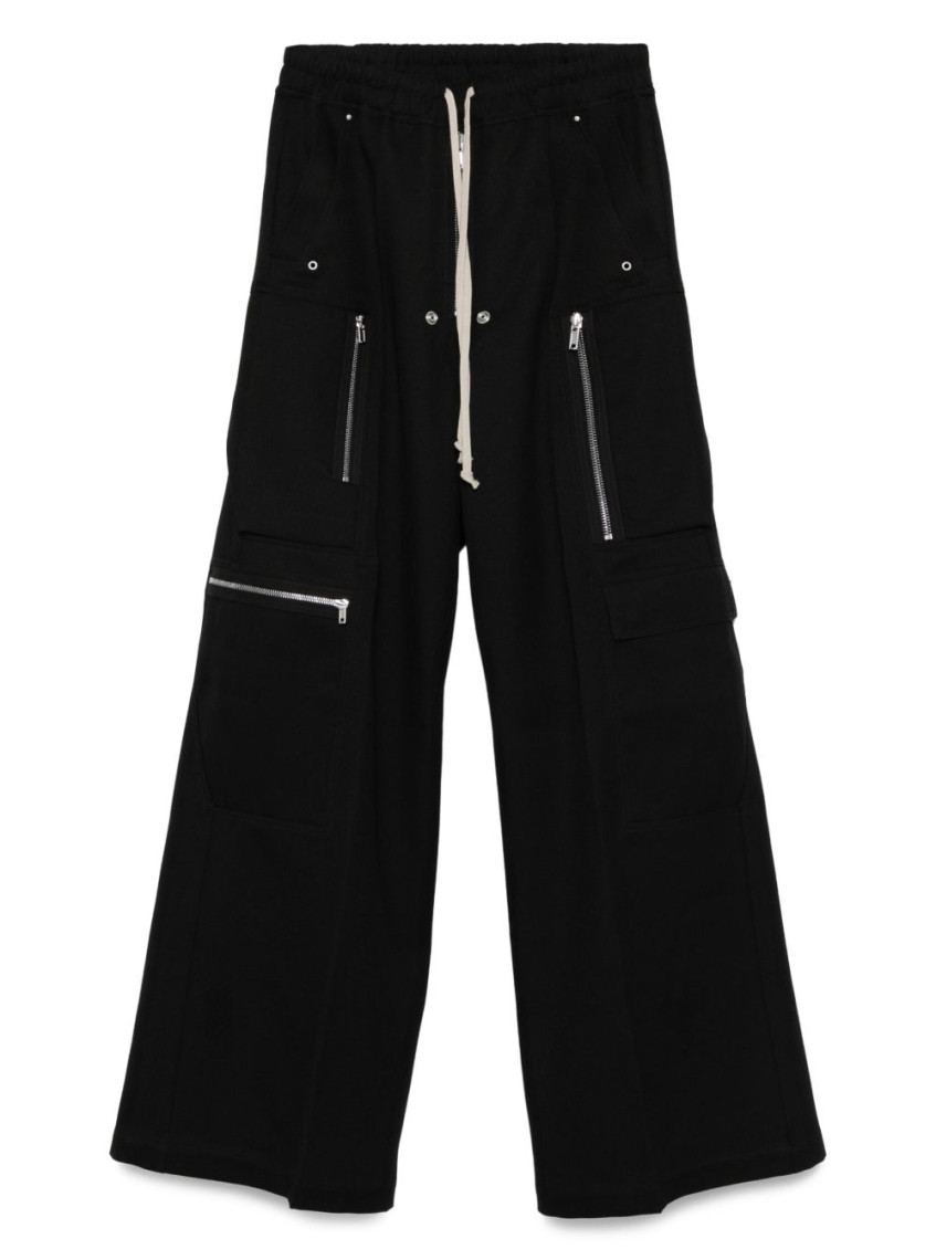 Rick Owens Cargobelas Straight-fit Pants In Black