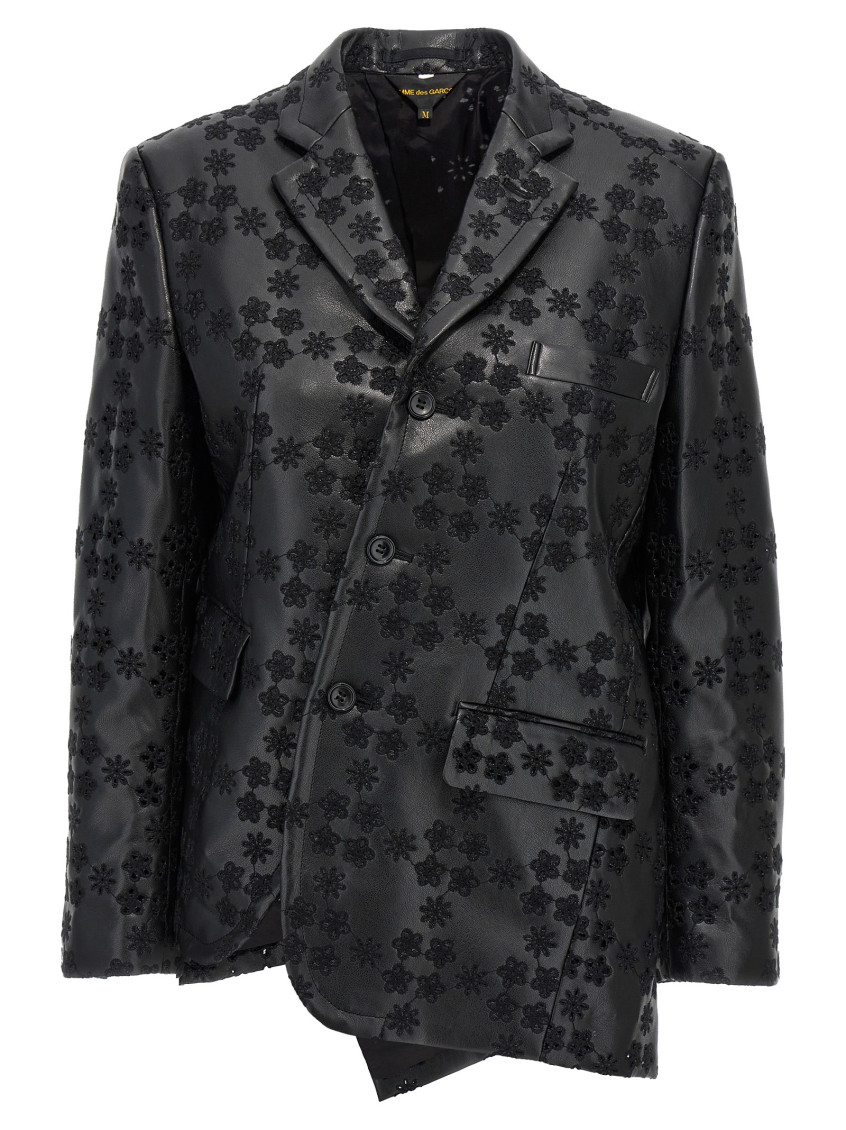 Shop Comme Des Garçons Black Single Breasted Blazer