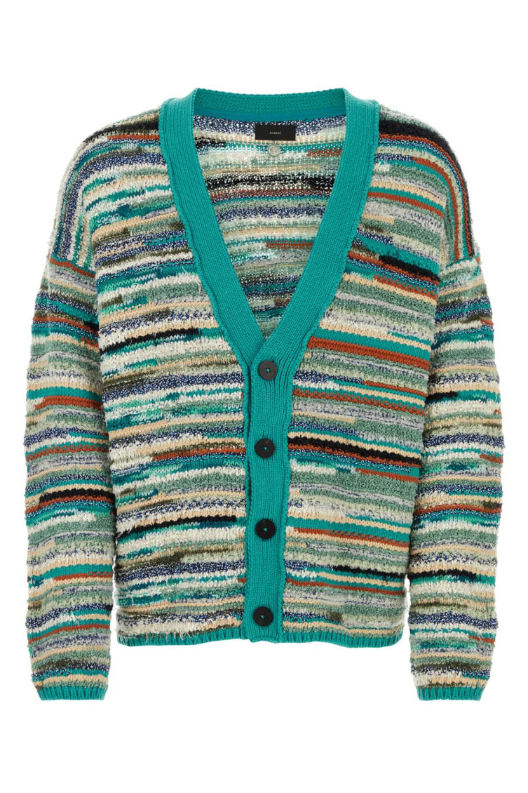 Alanui Multicolor Embroidered Ccardigan In Multicolor