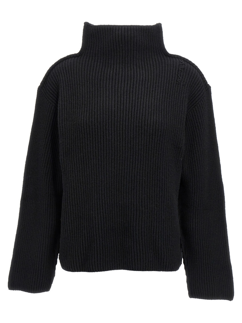 Marni Virgin Wool Sweater In Black