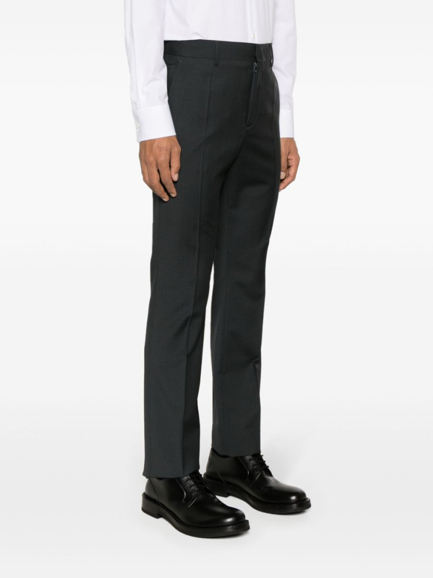 VIP【送料関税込】VALENTINO WOOL TROUSERS Wool Pants for Man in Dark Blue | Valentino US