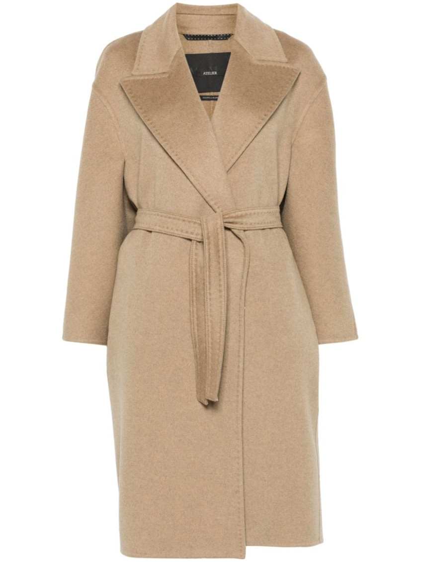 Max Mara Scire Coat In Brown