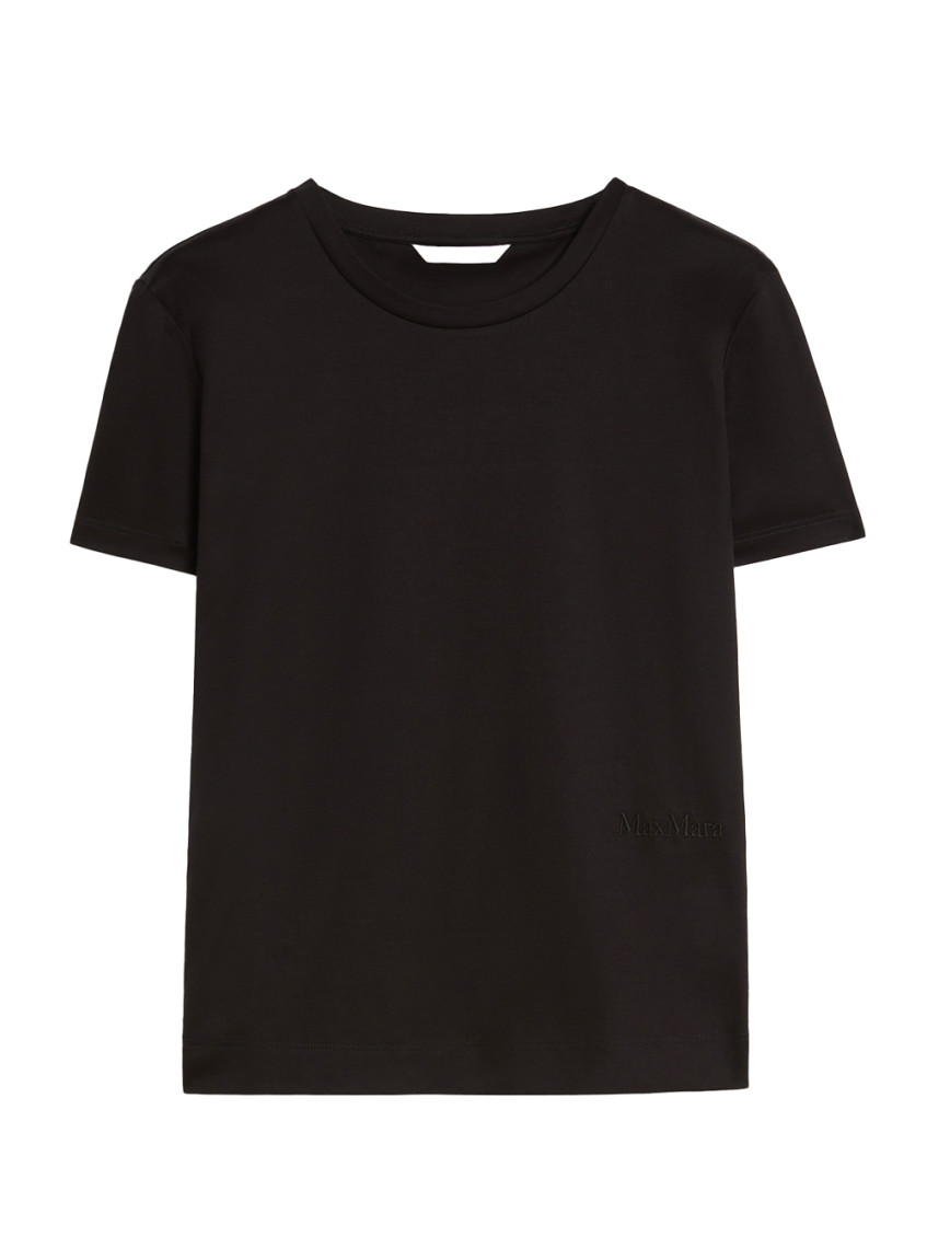 Max Mara Maxmara Women Maser - Cotton T-shirt In Black