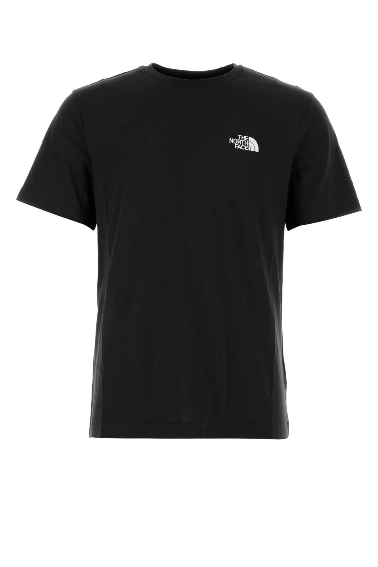 Shop The North Face Black Cotton T-shirt
