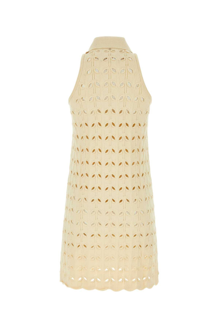 【送料&関税込】SportMax Cream Viscose Blend Rivolo Dress Sportmax Cream viscose blend Rivolo dress for Women Online