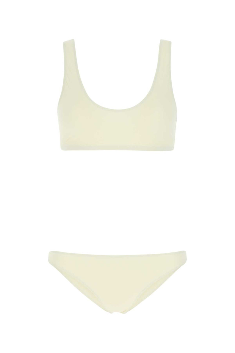 Lido Ivory Stretch Lycra Trentuno Bikini In White