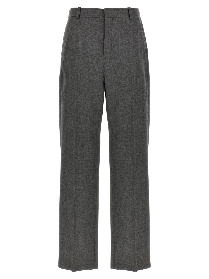 Shop Wardrobe.nyc Grey Wool Pants