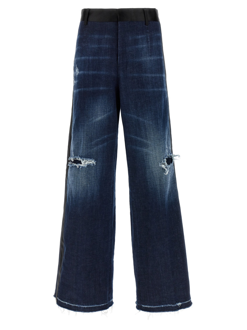 Shop Dsquared2 Blue Tuxedo Jeans