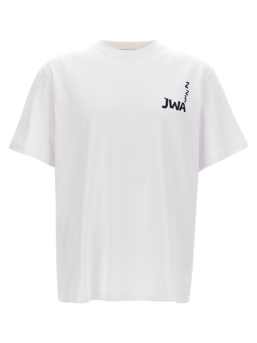 Jw Anderson J.w.anderson Logo T Shirt In White