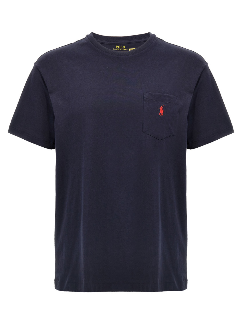 Polo Ralph Lauren Cotton T-shirt In Blue