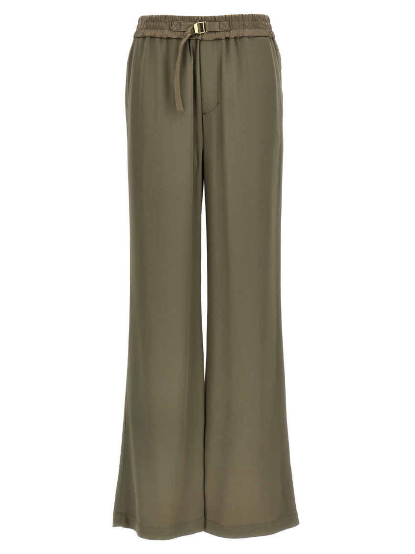 Ami Alexandre Mattiussi Elasticated Trousers In Beige