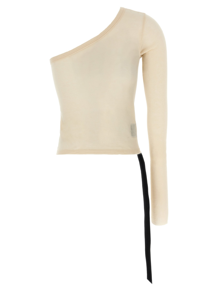 Rick Owens Beige Ziggy Top In Beige