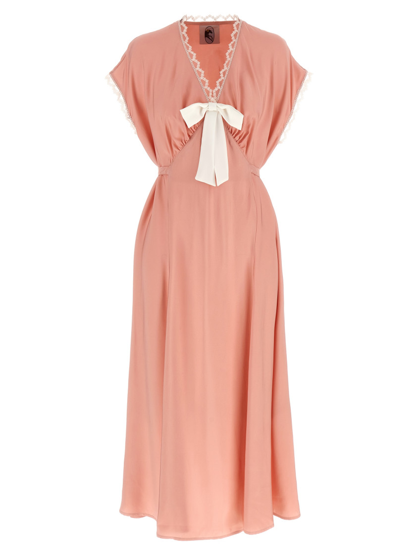 Shop Sleeper Pink The Bow Dress