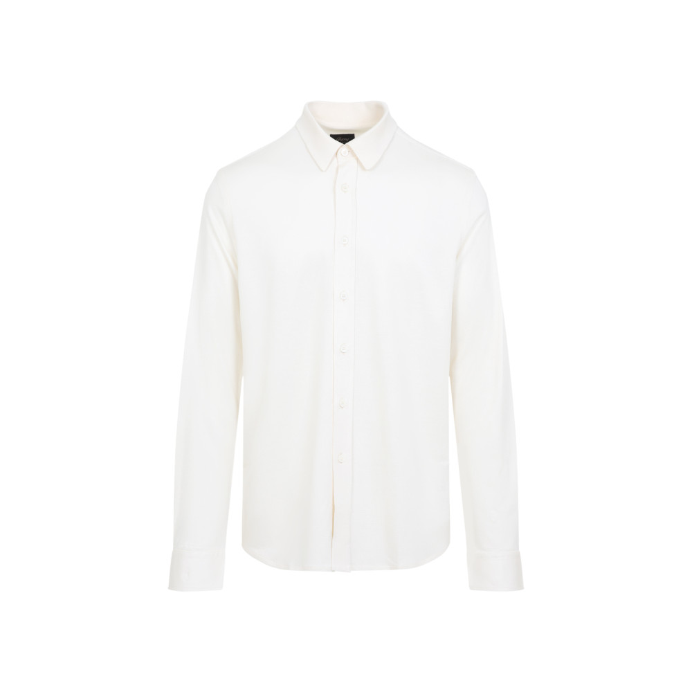 Brioni Essential Long-sleeved Shirt In White