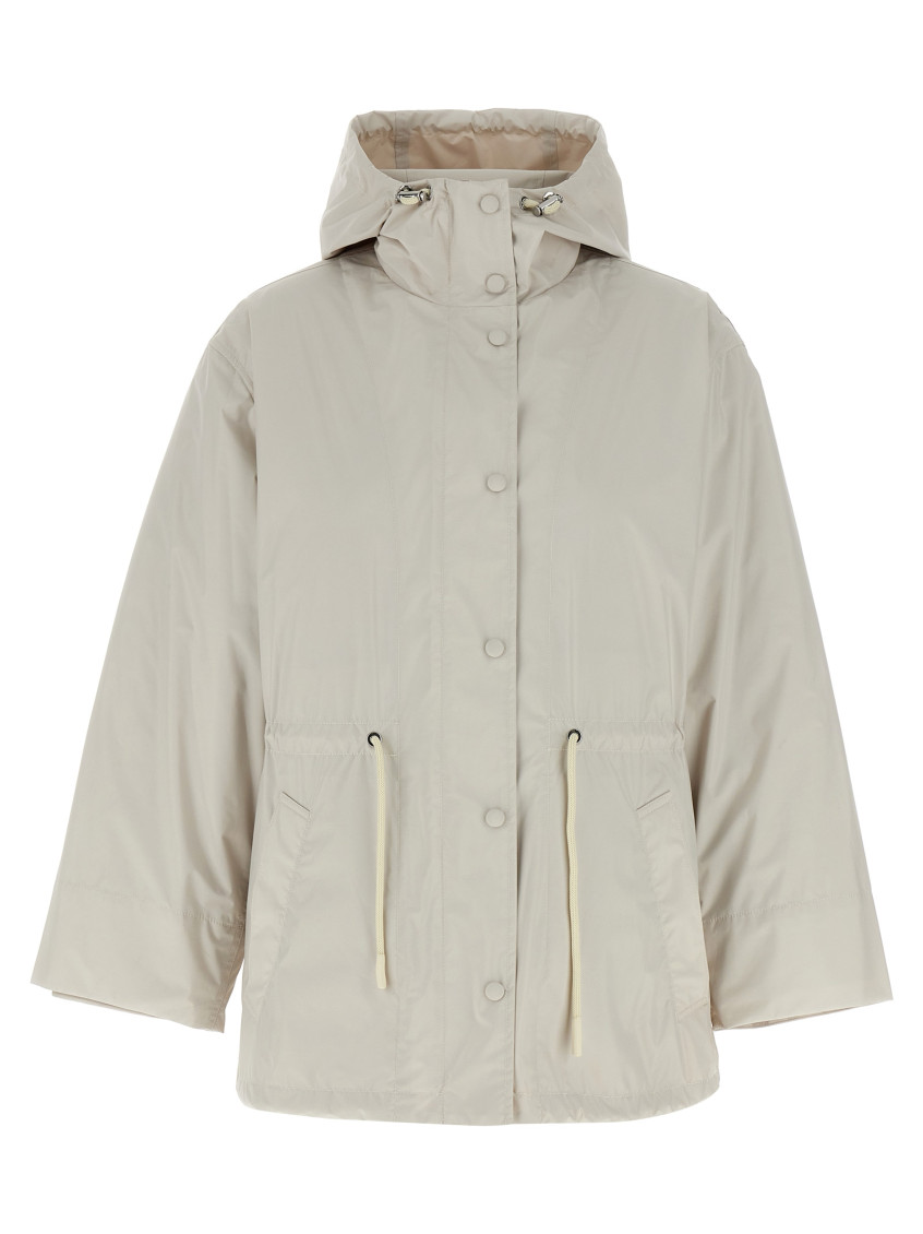 Shop Yves Salomon Beige 2-in-1 Parka